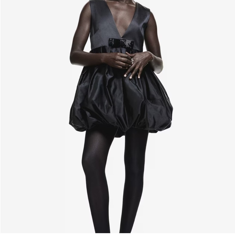 Elegant Black Ladies Dress